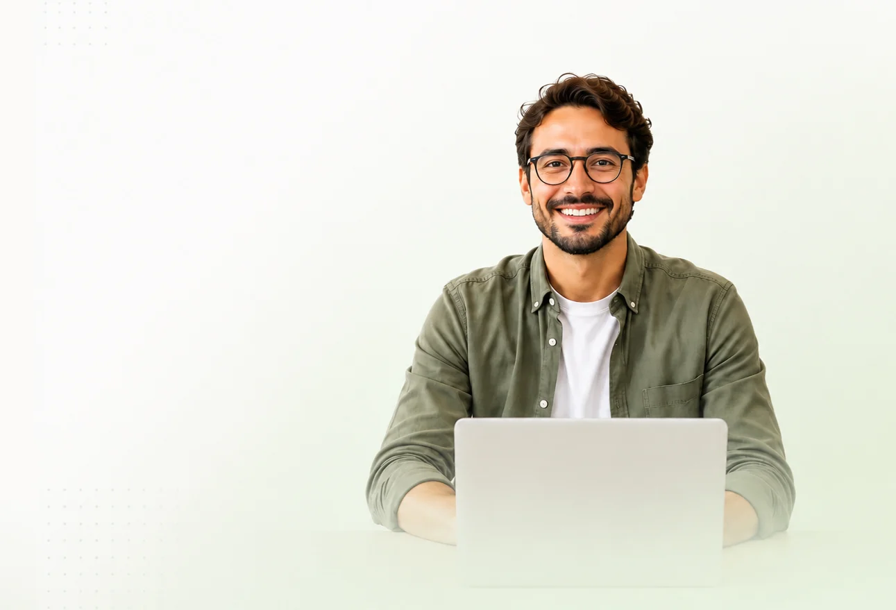 Assessoria para MEI: especialista atendendo no computador